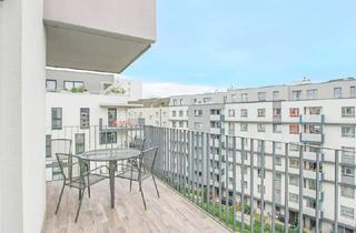 Wohnung mieten in Hlawkagasse, 1100 Wien, voll möblierte 3-Zimmer-Wohnung mit Balkon im Sonnwendviertel
