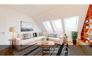 Wohnung mieten in 1130 Wien, Stilvolle Dachgeschosswohnung | 3 Zimmer | Dachterrasse mit grandiosem Blick über Hietzing