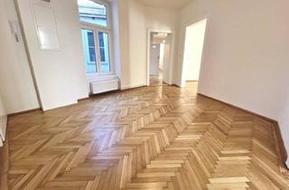 Wohnung mieten in Maderstraße, 1040 Wien, 144m² Altbauwohnung beim Karlsplatz: 4 Zimmer, DG, Einbauküche & Lift, ab sofort zu mieten.