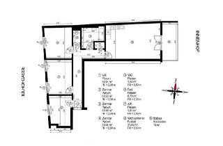 Wohnung mieten in Hofgasse, 8020 Graz, 3er-WG: 4 ZIMMER-NEUBAU + ruhiger Balkon 10m² + neuwertige Einbauküche + Bad mit Wanne + extra WC + Lift + nähe Hauptbahnhof!
