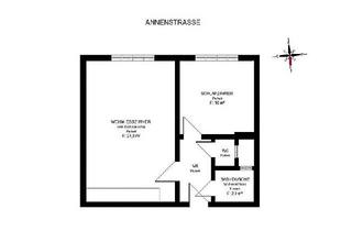 Wohnung mieten in Annenstraße 56, 8020 Graz, Sonniger 2 ZIMMER-NEUBAU + neuwertige Einbauküche + neuwertige Sanitäranlagen (Bad + WC) + nähe Hauptbahnhof!