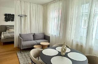 Wohnung mieten in Kugelgasse 8, 3100 St. Pölten, 1,5-Zimmer Wohnung, vollmöblierter Erstbezug mit Dom-Blick - in der Innenstadt von St. Pölten