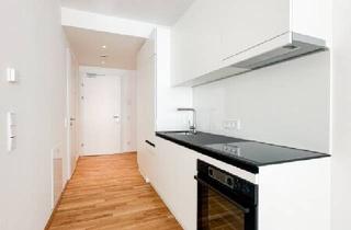 Wohnung mieten in Wagramer Straße, 1220 Wien, Nähe U1 Station Kaisermühlen - Singlewohnung mit optisch abgetrenntem Schlafbereich - Neubau