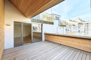 Wohnung kaufen in Mariahilfer Straße, 1060 Wien, Das Stadthaus Miller - Stil trifft Wohlfühlambiente - Großzügige 3 Zimmer mit 2 Außenflächen im Dachgeschoss - Exzellente Lage Nahe Mariahilfer Str. & Westbahnhof