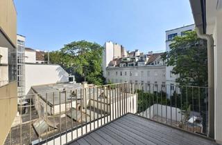 Wohnung kaufen in Mariahilfer Straße, 1060 Wien, Das Stadthaus Miller - Großzügige 2 Zimmer mit Balkon & Hofruhelage - Stil trifft Wohlfühlambiente - Nahe Mariahilfer Str. & Westbahnhof