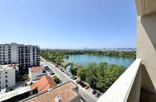 Wohnung mieten in Ziegelhofstraße, 1220 Wien, Wohnen mit Seeblick - Erstbezug im 9. Stock - Badeteich Hirschstetten