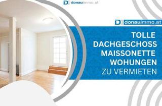 Maisonette mieten in 3500 Krems an der Donau, ERSTBEZUG: Feudale 3-Zimmer-Dachgeschoßmaisonette in ruhiger Top Lage mit Süd und West-Balkon und Lift - zentrumsnah DG Top 8