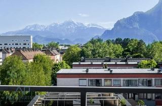 Wohnung kaufen in Ignaz-Harrer-Straße, 5020 Salzburg, Postkartenblick inklusive – 2-Zimmer-Wohnung mit Loggia über den Dächern Salzburgs