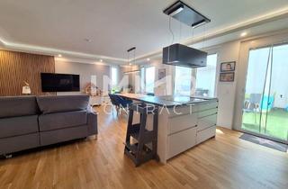 Maisonette kaufen in Katsushikastrasse, 1210 Wien, Exklusive Maisonettewohnung mit Gartenfeeling – 4 Zimmer auf ca. 118 m² mit 50 m² Terrasse