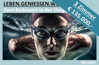 Wohnung kaufen in 9581 Ledenitzen, ZWEI BADESEEN IN DER UMGEBUNG - 3 ZIMMER UM € 135.000,-