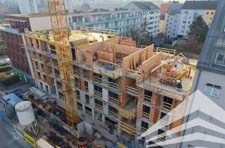 Penthouse kaufen in Pillweinstraße 44 - 46, 4020 Linz, Rascher Baufortschritt! "PILLmein" - 2 Raumwohnung mit 10 m² Loggia (Top 2.4)