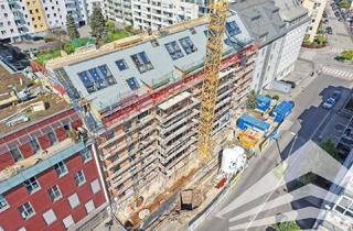 Penthouse kaufen in Pillweinstraße 44 - 46, 4020 Linz, Rascher Baufortschritt! "PILLmein" - 2 Raumwohnung mit 10 m² Loggia (Top 2.4)