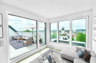 Wohnung kaufen in 1140 Wien, DACHTRAUM - ERSTBEZUG mit großer TERRASSE + GARTEN + GARAGE in 1140 WIEN