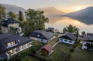Wohnung kaufen in 4853 Steinbach am Attersee, Dolce Vita am glitzernden Attersee! 4-Zimmer Gartenwohnung mit privatem Seezugang