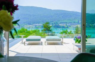 Wohnung kaufen in 9212 Töschling, WÖRTHERSEE-TRAUM Die perfekte Seewohnung mit Wörtherseeblick - Seezugang - Outdoorpool - Fitness & Sauna