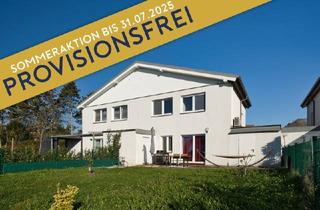 Doppelhaushälfte kaufen in Grünaugasse, 2472 Prellenkirchen, Provisionsfrei bis 31.7.2025 - Familientraum am Naturbadeteich - 5 Zimmer, Klimaanlage und sehr energieeffizient durch Erdwärme