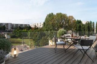Penthouse kaufen in Donau, 1220 Wien, PENTHOUSE LIVING - 5 TERRASSEN - AUSBLICK - WÄRMEPUMPE - DECKENKÜHLUNG - NÄHE U1!