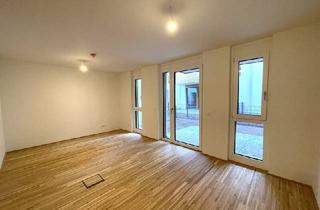 Wohnung kaufen in Am Langen Felde, 1220 Wien, Tolle 1-Zimmer Wohnung mit eigenem Garten zum Genießen! Erstbezug in toller Lage und provisionsfrei