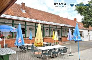 Gewerbeimmobilie kaufen in 7473 Hannersdorf, Pferdehaltung möglich! - Gasthof - mit Gastgarten im Innenhof und 5 Gästezimmern und Wohnbereich