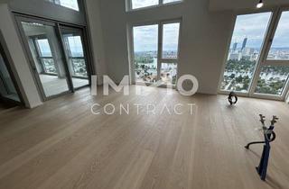 Penthouse kaufen in Dr. Adolf-Schärf-Platz, 1220 Wien, Exklusive Penthouse Wohnung auf 2 Etagen mit atemberaubenden Ausblick auf die Donau und die Innenstadt!