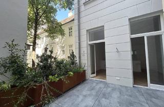 Wohnung mieten in 1080 Wien, Repräsentativer, wunderschöner Altbau mit Terrasse + Garten - Erstbezug!