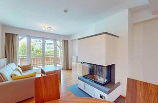 Wohnung kaufen in 6100 Seefeld in Tirol, Zentral gelegene 2-Zimmer-Wohnung: Möbliert mit Kamin, Südwestbalkon & Tiefgaragenplatz inklusive