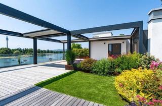 Penthouse kaufen in An Der Oberen Alten Donau 177A-179, 1220 Wien, Lebensqualität auf höchstem Niveau! Penthouse mit über 400 m² Fläche zum Leben & Genießen in Bestlage an der Alten Donau – unverbaubarer Blick aufs Wasser inklusive!