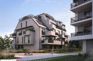 Wohnung kaufen in Kellergasse, 1210 Wien, Wohnen beim Wasser - Dachterrassentraum mit 360° Blick über Wien in Stammersdorf!