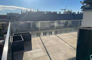 Wohnung mieten in Scheugasse 17, 1100 Wien, Moderne 3-Zimmer DG-Wohnung mit 40m² Terrasse (Südwest) Nähe Hauptbahnhof
