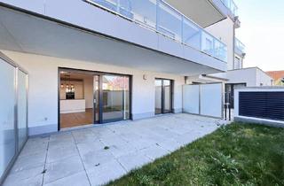 Wohnung mieten in Heustadelgasse, 1220 Wien, Hochwertig ausgestattet: erstklassig angelegte Gartenwohnung mit großer Terrasse