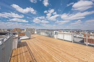 Wohnung mieten in 1100 Wien, ++FonteFlats++ Außergewöhnlicher 4-Zimmer Dachgeschoss-ERSTBEZUG mit großartiger Dachterrasse