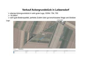Grundstück zu kaufen in Ernstbrunnerstrasse 95, 2003 Leitzersdorf, Verkauf Ackerfläche Leitzersdorf