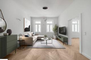 Wohnung kaufen in Sturzgasse 44/18, 1150 Wien, Kompakter Altbautraum mit Balkon: Hochwertig saniert und stilvoll gestaltet