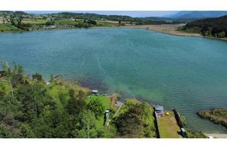 Grundstück zu kaufen in Lauchenholz, 9123 Unterkrain, GROSSER SEEGRUND mit Badehaus in Kärnten!