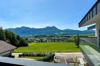 Wohnung kaufen in Sonnenhang 37, 5310 Tiefgraben, Am Sonnenhang bei Mondsee: Exklusive Dachgeschosswohnung mit Panoramabalkon in traumhafter Lage - W6