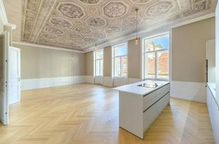 Wohnung mieten in Kirchengasse, 1070 Wien, Klassik & Design - Exklusive Stilwohnung mit Stuck, Kochinsel & edler Ausstattung