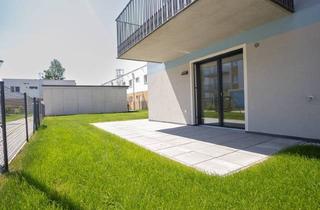 Wohnung kaufen in Elisabeth Bollenberger - Gasse 12/1, 2700 Wiener Neustadt, ERSTBEZUG "ein viertel grün" in Wr. Neustadt - einzigartige 3- Zimmer Gartenwohnung in zentraler Lage mit Tiefgaragenstellplatz - provisionsfrei