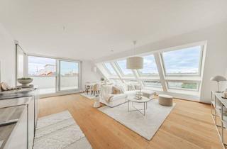 Penthouse kaufen in Arndtstraße 50/80, 1120 Wien, ORIGINELLES PENTHOUSE >> Dachterrassentraum in urbaner Lage mit Spitzenanbindung in die Innenstadt >> U4 / U6 Längenfeldgasse