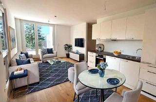 Wohnung kaufen in Flötzersteig, 1140 Wien, PROVISIONSFREI! Exklusives Wohnerlebnis am Flötzersteig, 1140: Entzückendes 2-Zimmer DG mit schöner Terrasse! ERSTBEZUG!
