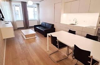 Wohnung mieten in Rotenturmstraße, 1010 Wien, STEPHANSPLATZ-NÄHE, möbliertes 35 m2 Apartment, 1 Zimmer, Kochnische, Duschbad, Parketten, 3. Liftstock, Rotenturmstraße