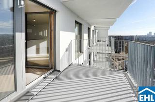 Wohnung mieten in Karl-Popper-Straße, 1100 Wien, Sonnwendviertel: 4-Zimmer-Wohnung mit Balkon im 6. OG – Fitnessraum, Co-Working & Rooftop-Terrasse inklusive!