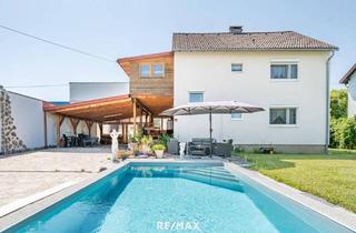 Haus kaufen in Ginzkeystraße 76, 4600 Wels, Ihre Lebenschance: Charmantes Zweifamilienhaus mit Pool & Gartenparadies!