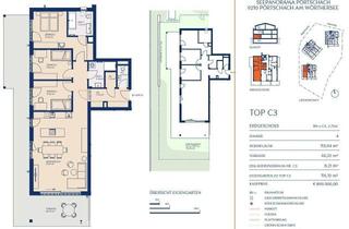 Wohnung kaufen in 9210 Pörtschach am Wörther See, Exklusive Garten-Wohnung mit 4 Zimmer und Wörthersee-Nähe - SEEPANORAMA Pörtschach