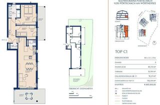 Wohnung kaufen in 9210 Pörtschach am Wörther See, Exklusive Garten-Wohnung mit Nähe zum Wörthersee - SEEPANORAMA Pörtschach
