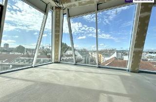 Wohnung kaufen in Margaretenstraße, 1050 Wien, Welch grandioser Panoramablick! Großzügige drei Zimmer, mit 2 kompakten Terrassen und bester Lage!
