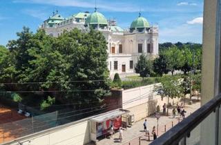 Wohnung kaufen in Belvederegasse, 1040 Wien, BELVEDEREBLICK! RENOVIERUNGSBEDÜRFTIGE 3 ZIMMER NEUBAUWOHNUNG MIT BALKON! PRINZ-EUGEN-STRASSE!