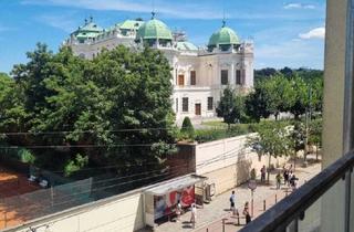 Wohnung kaufen in Belvederegasse, 1040 Wien, BELVEDEREBLICK! RENOVIERUNGSBEDÜRFTIGE 3 ZIMMER NEUBAUWOHNUNG MIT BALKON! PRINZ-EUGEN-STRASSE!