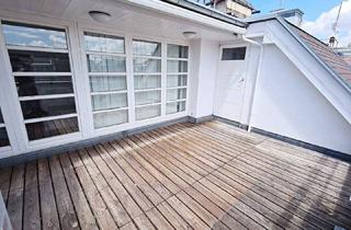 Maisonette mieten in Zelinkagasse, 1010 Wien, BÖRSE-NÄHE, DACHGESCHOSS, klimatisierte 157 m2 Maisonette mit 18 m2 Terrasse, 4 Zimmer, Küche, Wintergarten, 2 Bäder, Zelinkagasse