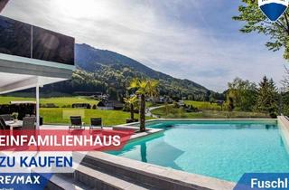 Einfamilienhaus kaufen in 5330 Fuschl am See, Luxuriöse Doppelhaushälfte mit Pool und Seeblick in Fuschl