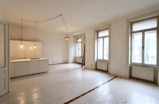 Wohnung kaufen in Neubaugasse, 1070 Wien, Nächst Neubaugasse! Südwestseitiger 4-Zimmer-Altbau mit Balkon in ruhiger Seitengasse!
